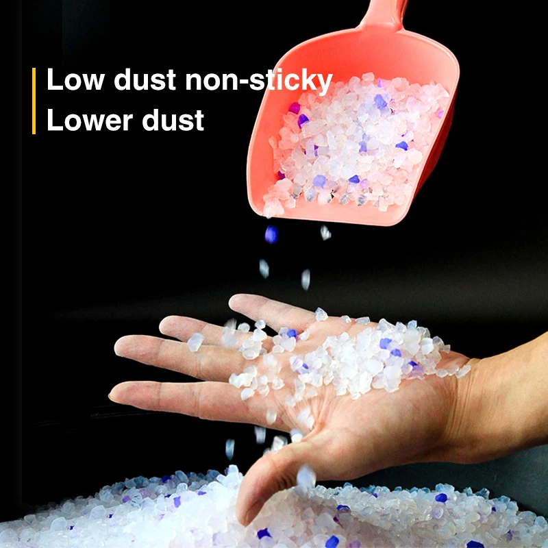 2025 NEW Support OEM ODM  Health Monitoring pH Testing Silica Gel Sand Filler Clean Micro crystal Cat Litter