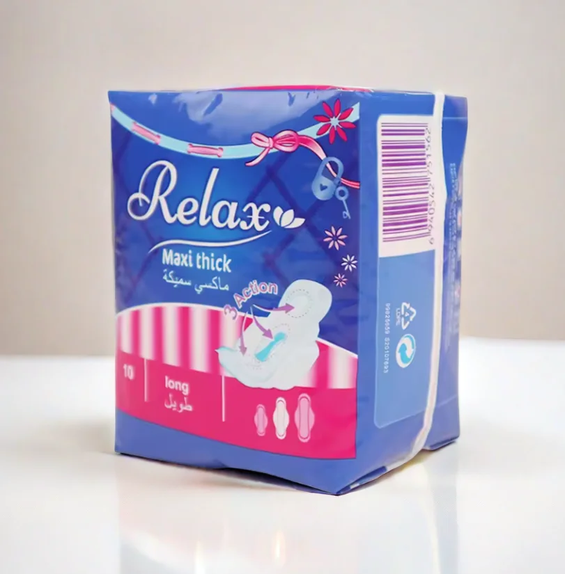 wholesale biodegradable sanitary napkins maxi thick sanitary female pads for period cotton