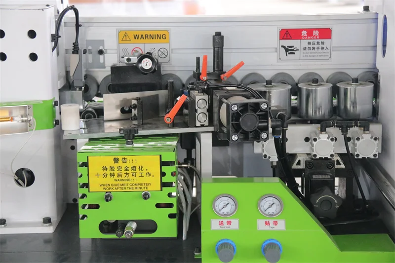 3800mm*1600mm Double pur glue pot pre-milling corner trimming edgebander edge bander edge banding machine