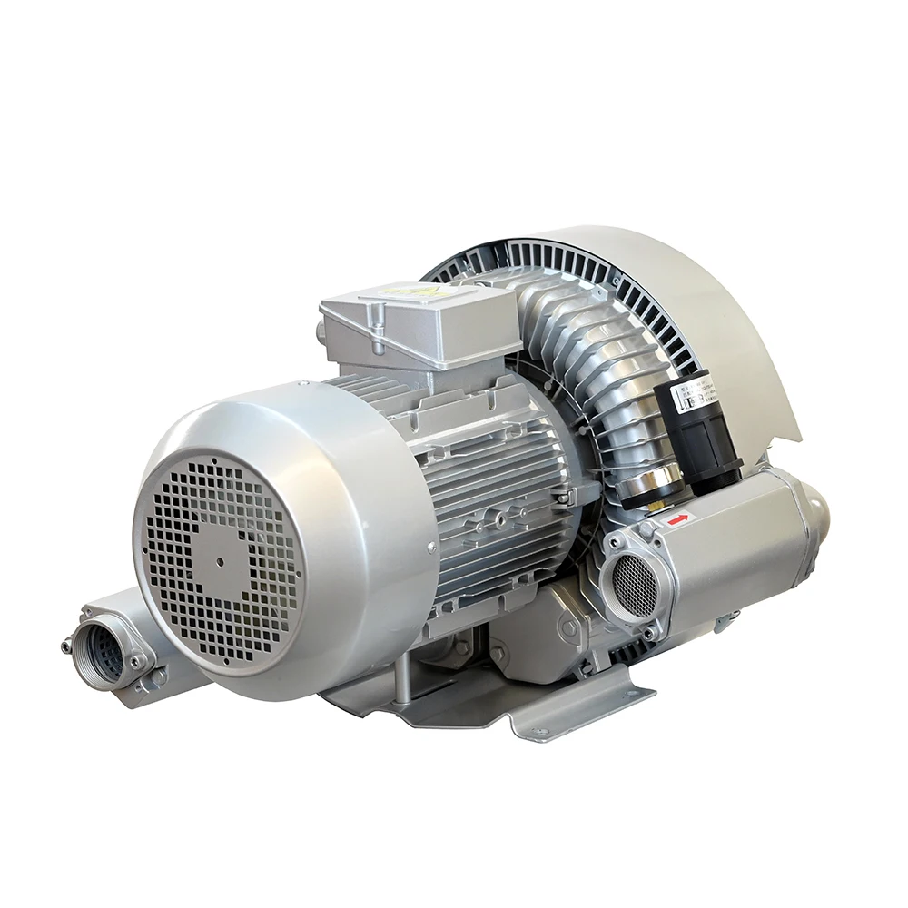 7.5kw double stage 3-phase 220v centrifugal vacuum blower