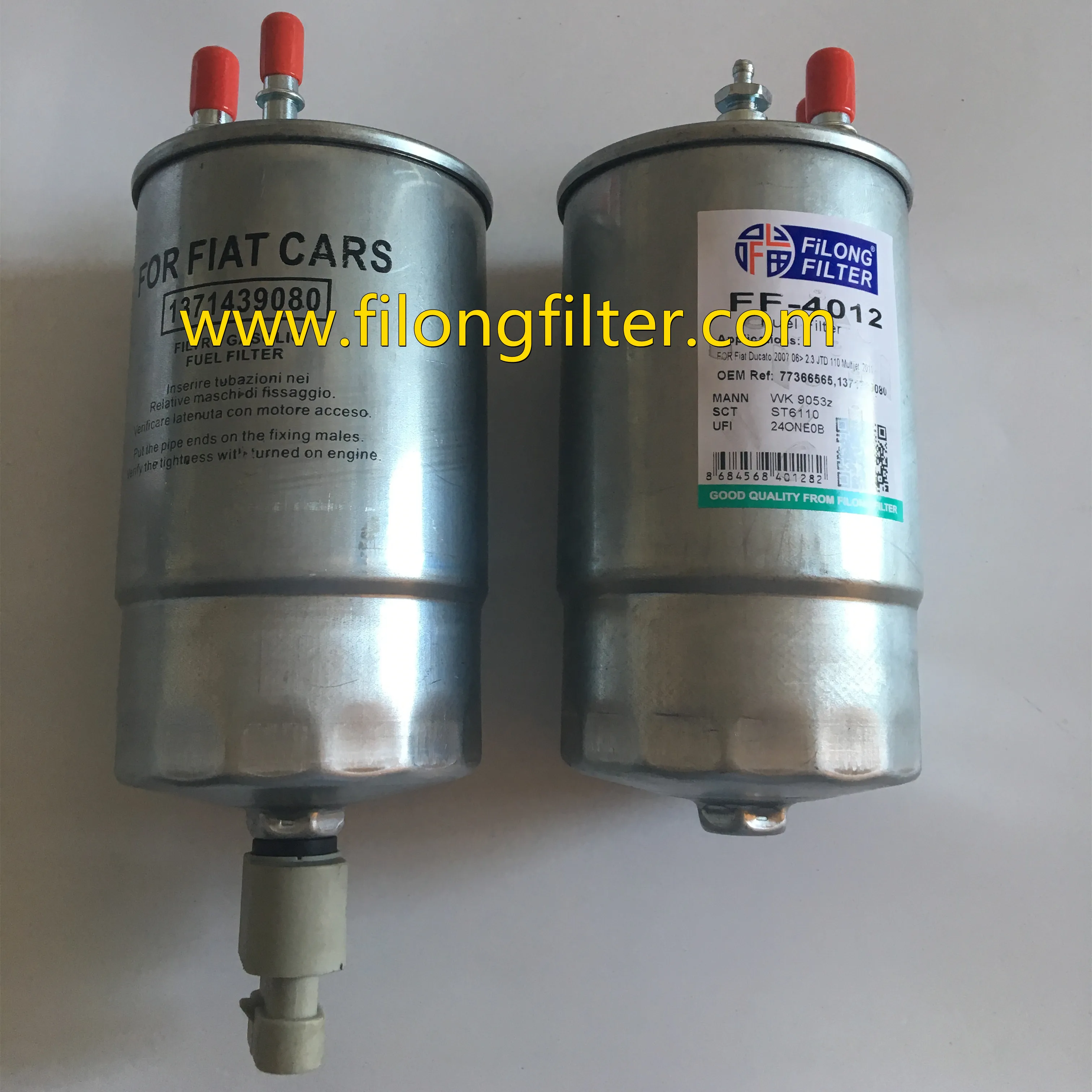 FILONG manufacturer high quality Hot Sell Fuel filter FF-4012 77366565 WK9053z ST6110 1371439080 ST6110 77367412 1610192280
