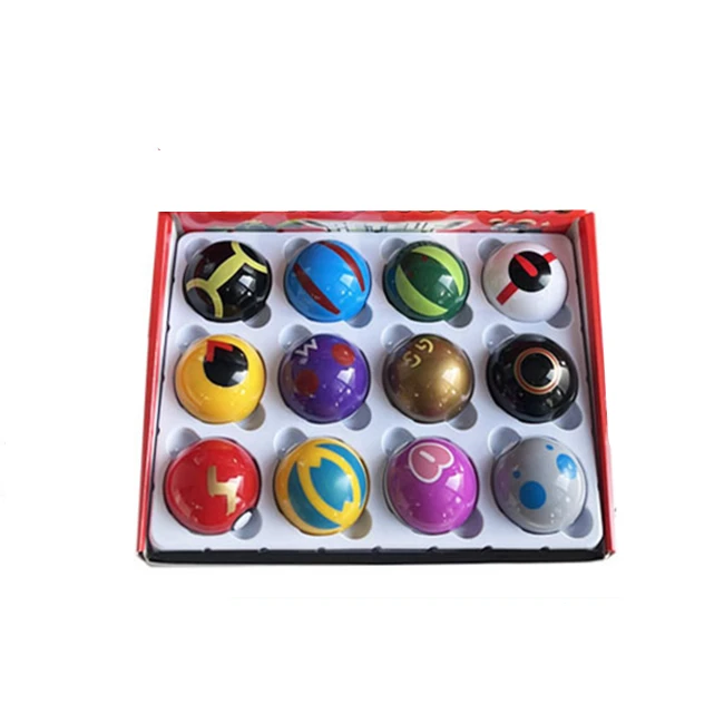 Low Priced 3CM 5CM 7CM Pokemoned Cartoon Anime Figures Pet Elf Ball Pokeball lot Creative Model Toy Master Ball Pocket Ball
