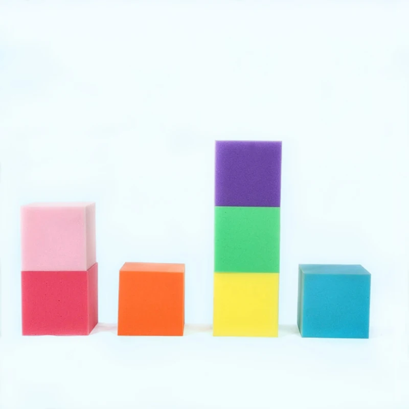 Wanfeng Custom Gymnastics Sponge Cubes for Indoor Trampoline Park Foam Pit Blocks