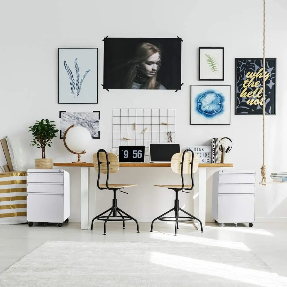 Credenza bassa Office equipment 3 Drawers metal mobile file cabinet all steel file pedestal mobile metal pedestal drawer cabinet