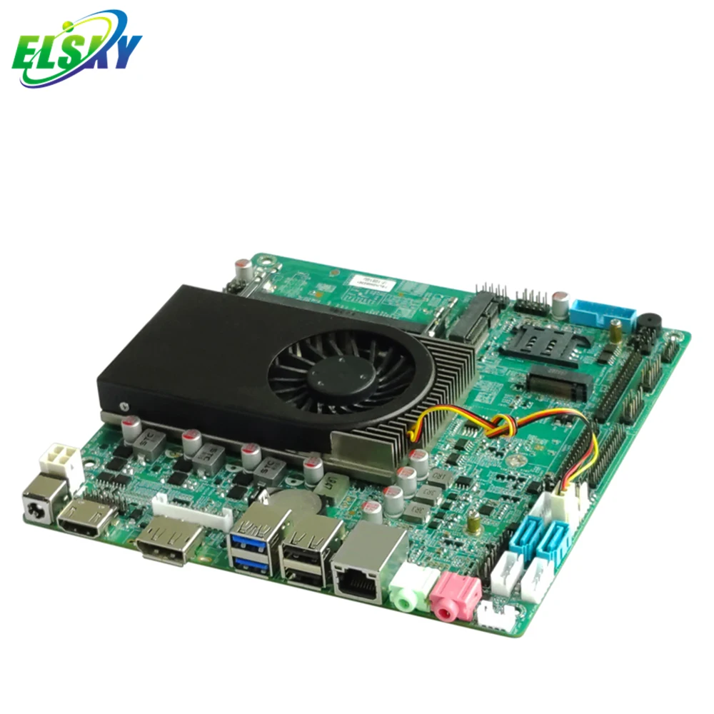 Hot sale 10th  I3 10110U  I5 10210U  I7 10510U motherboard  2*DDR4 ram 2133/2400 Max.64GB RAM VGA HD-MI LVDS EDP DP UHD Graphics