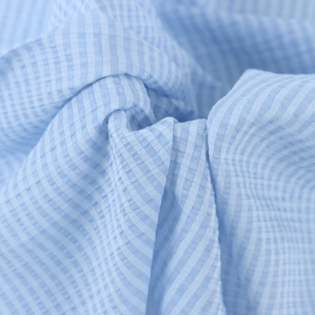 88GSM Brocade Cotton Tencel Plaid Fabric Thin Breathable Fashionable Sun Protection for Dresses Camisole Tops