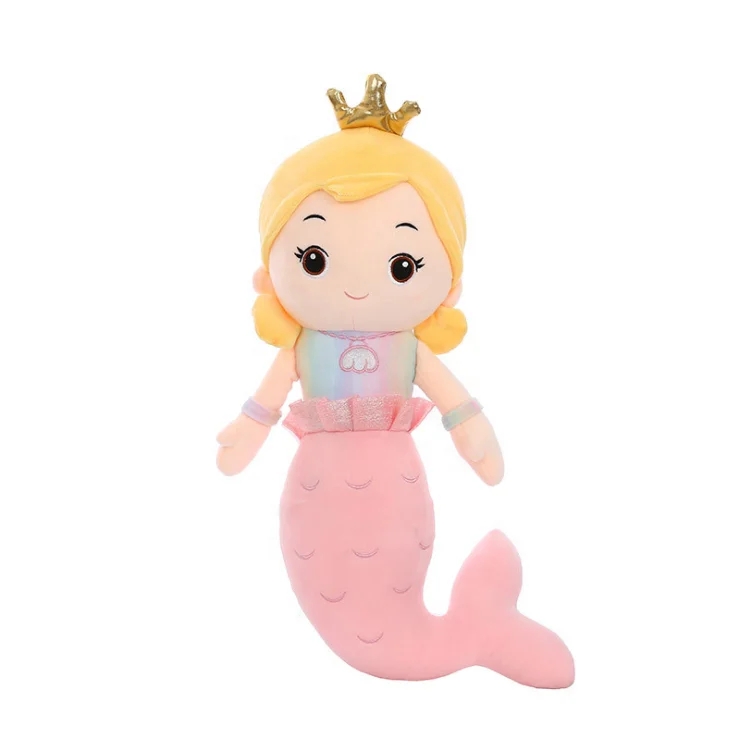 
Innovative Lovely funny and Cute Mermaid Princess Pillows Plush Toy Accompany Sleeping Pillow Doll little girl birthday gift 