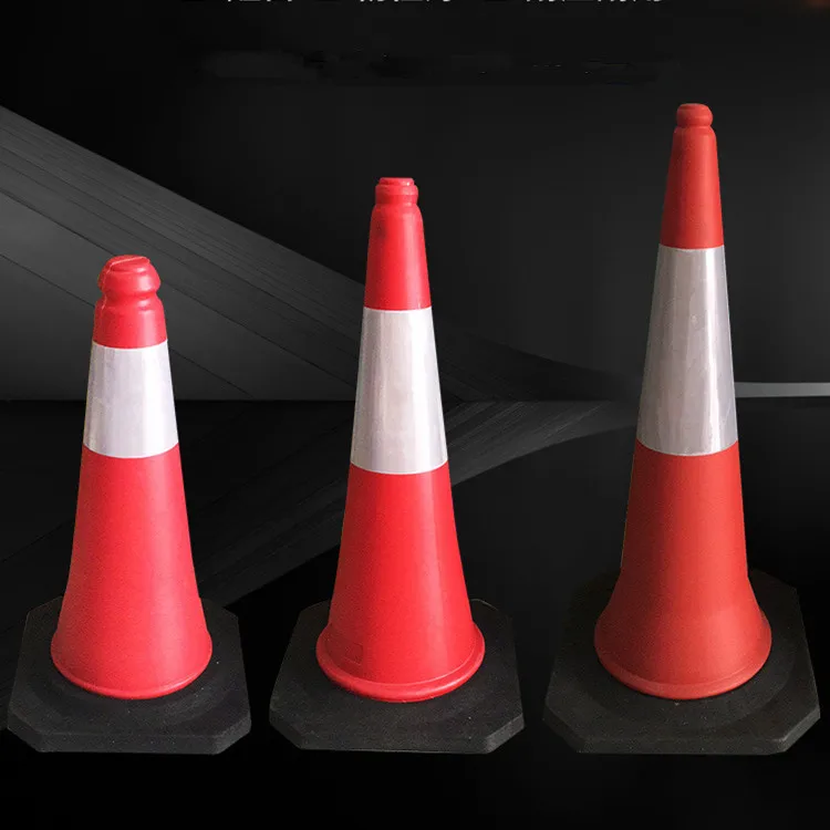 High Visibility 100cm PE Traffic Cone Enhanced Safety Measures for Improved Security & Protection