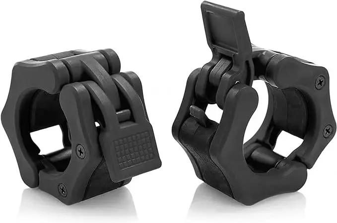 Gym black powerlifting weightlifting quick release nylon barbell collar clamps bar lock ring 25mm/28mm/30mm/50mm barbell collar