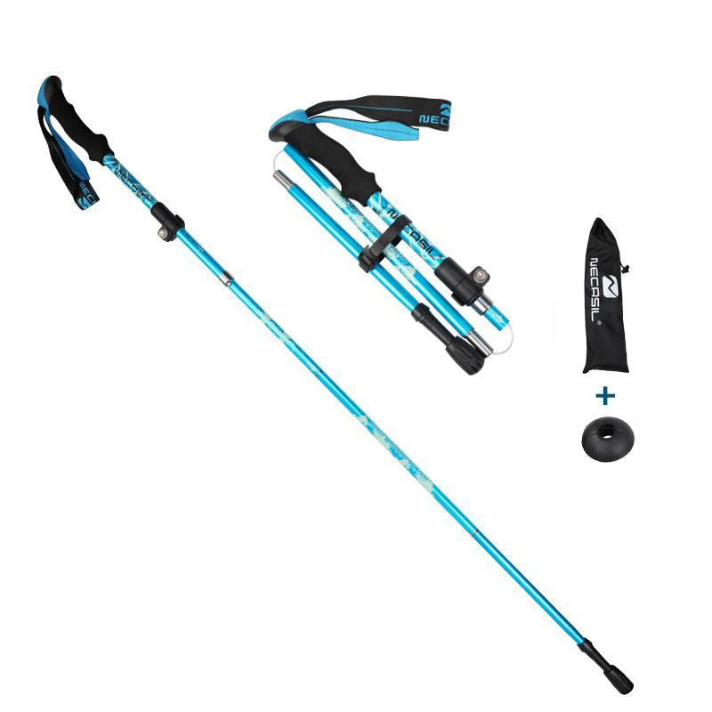 Трость-5-секционная Складная палка для пеших прогулок мужчин и женщин 6061/7075 алюминиевая походная пожилых людей