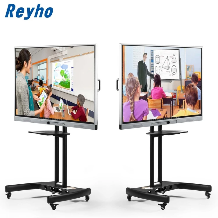 2020 Original Designed Touch Screen Whiteboard With Sliding Door for Schools and Office