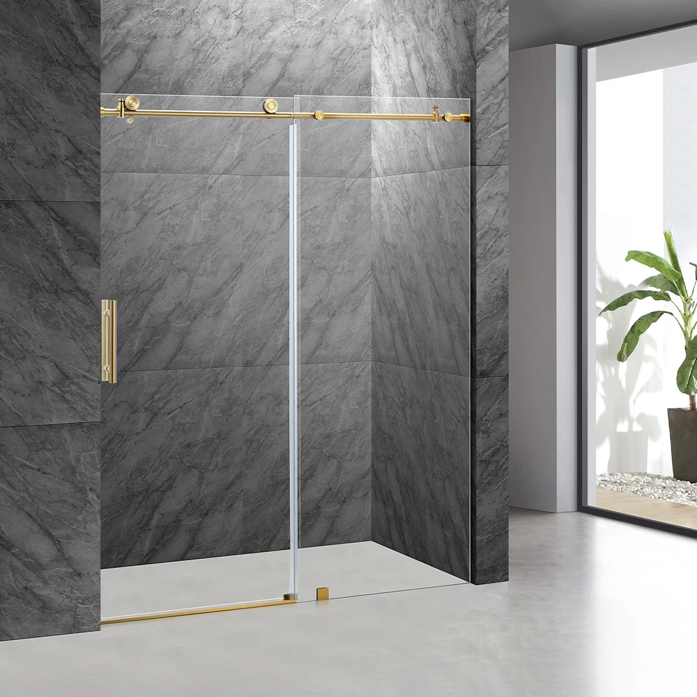 Bath Glass Sliding Shower Cabin Cubicle Door Bathroom Complete Enclosed Shower Room