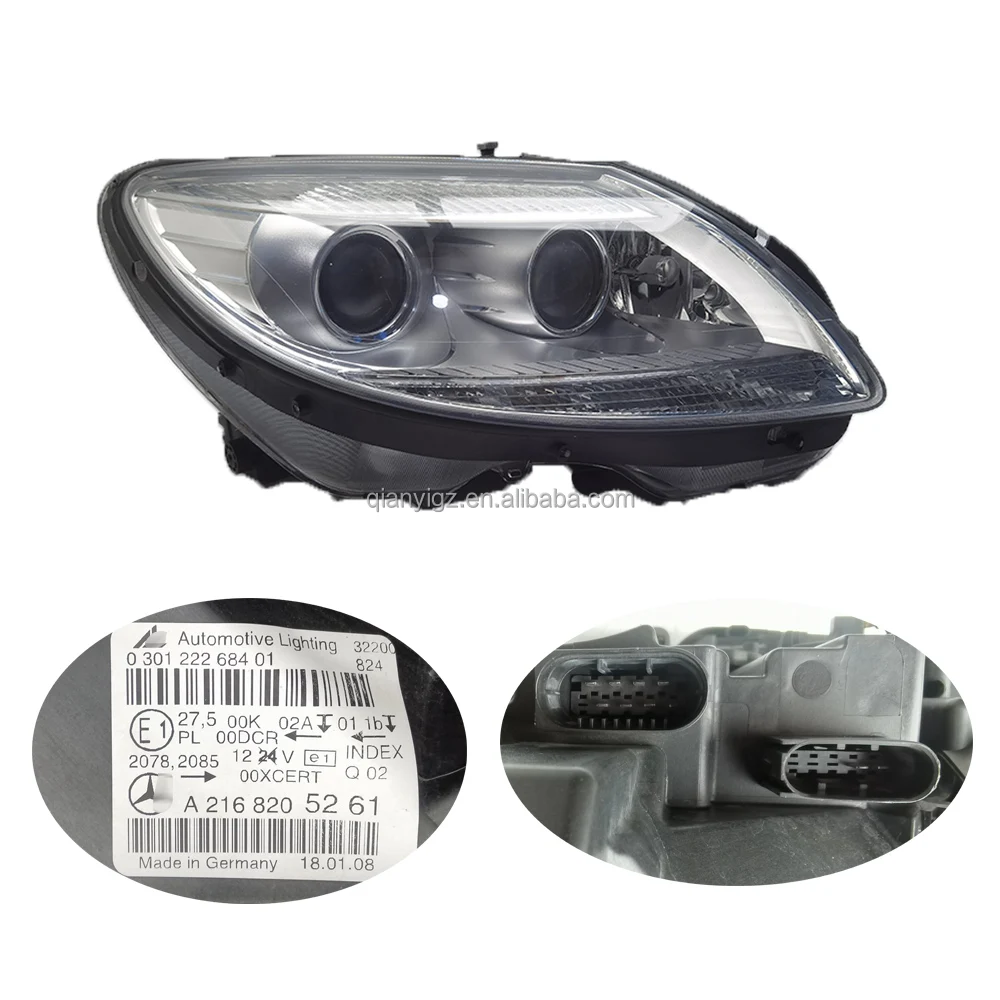 Original  Headlight Suitable For 2011 Mercedes-Benz CL-Class W216 Xenon headlights front penetration  for Car  Lighting System