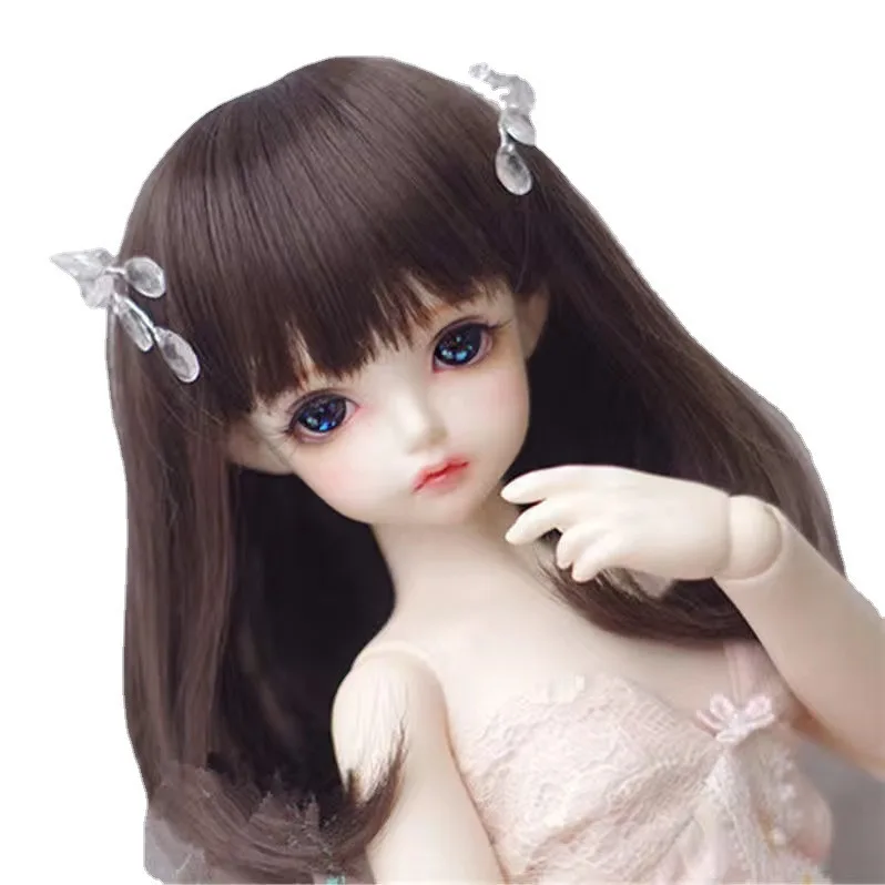 High Quality Clothing Doll Wig For America Girl Doll Wig Angora Wefts Goat Hair Cloth Doll Mohair Hair Weaving