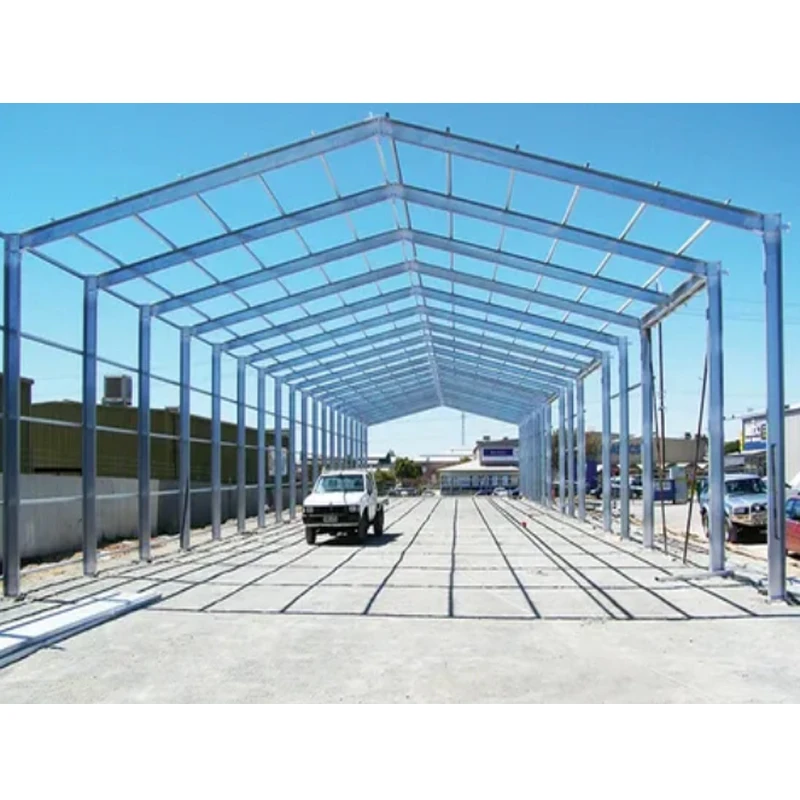 cheap prefabricated workshop building / one story prefab industrial building in China
