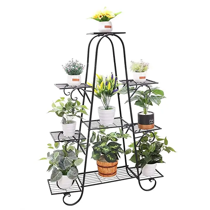 
New design high quality custom metal flower display rack for plant 