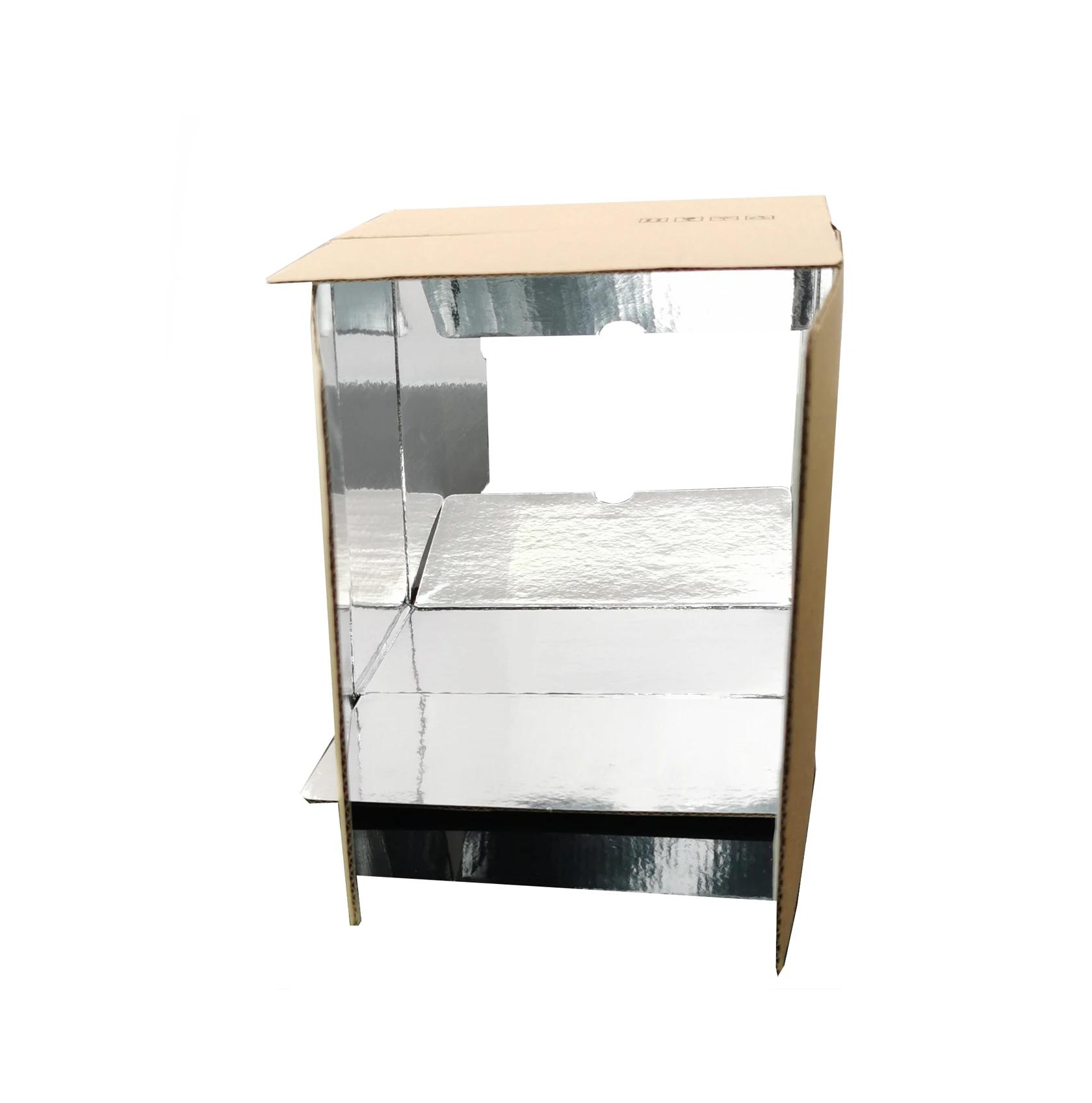 Customized Logo Insulated Box Fish Food Styrofoam Insulated Shipping Transporting Frozen Food Double-sided Aluminum Foil Box