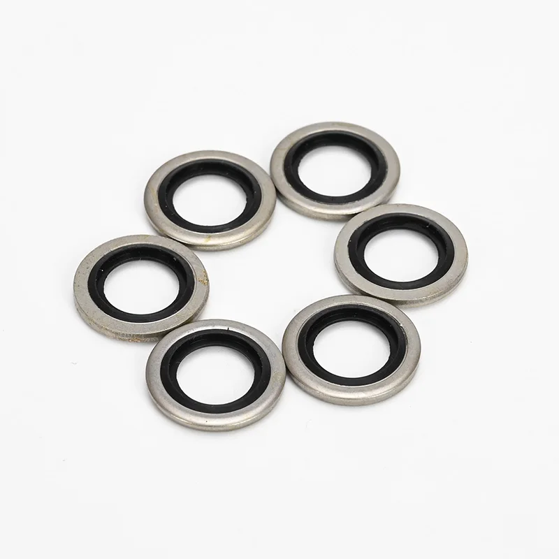 All Sizes Stainless Bounded Seal BSP Sizes Centering Rubber Seal From China Factory NBR FKM