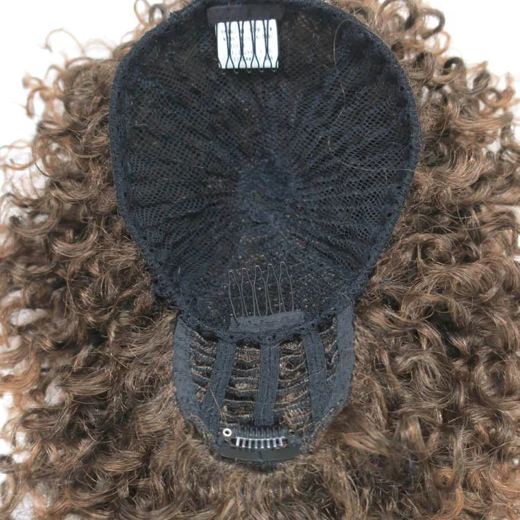  Новинка шиньон из синтетического волокна на шнурке хвост для черных женщин с застежкой бахромой
