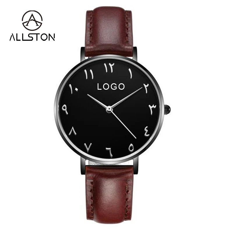Hot selling arabic numbers watches quartz movement watch arabic channels online