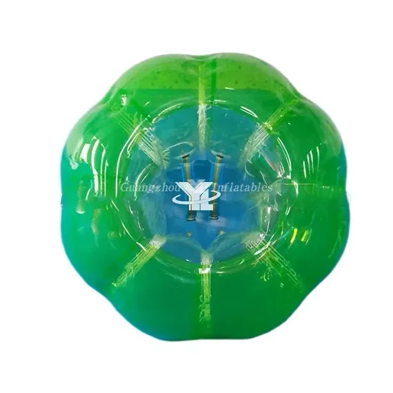 Full-Color Green TPU Bubble Soccer BubbleBallz Body Zorbing