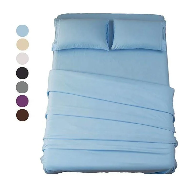 1800 Thread Count Egyptian Cotton Sheet Set/ Microfiber Bed Sheets