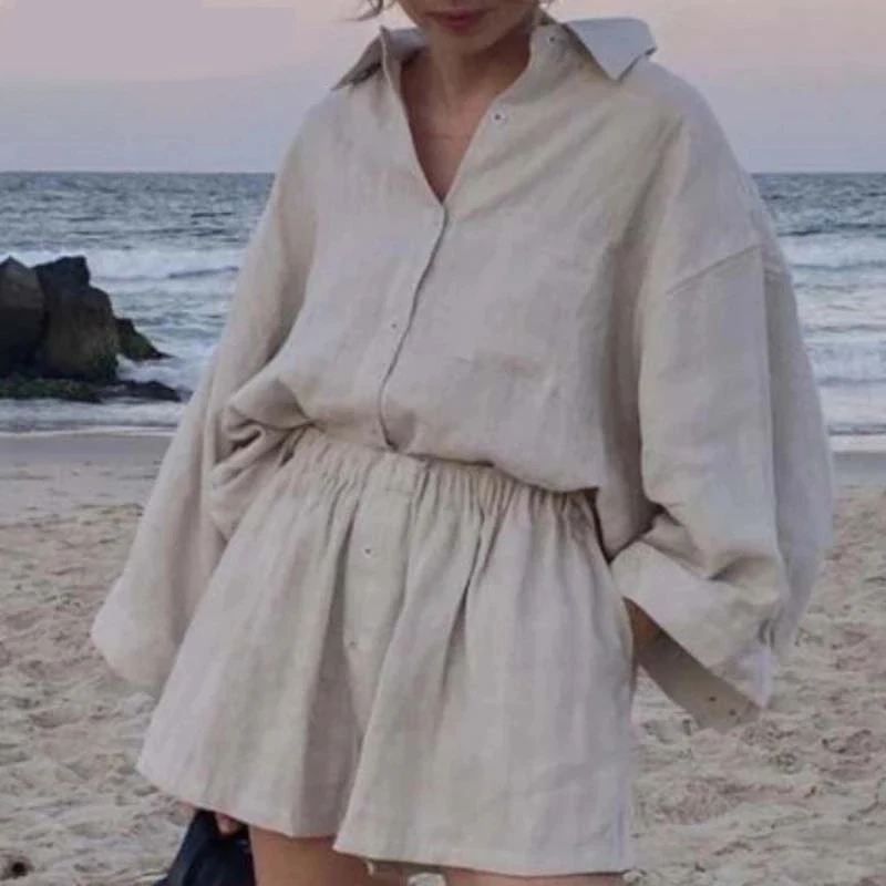 2024 New Products Classic Pajamas Pjs Pyjamas Linen Pajamas Set Loungewear Women Sets