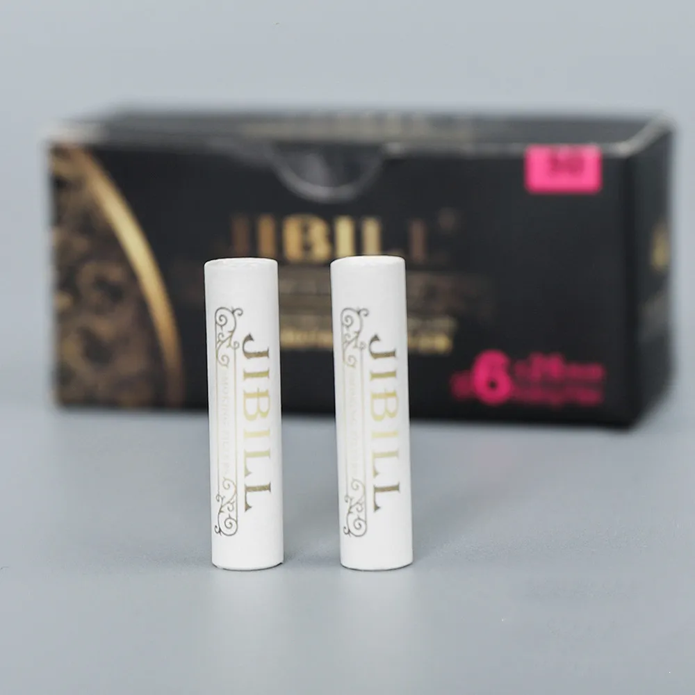 2024 Wholesale activated charcoal filter smoking filter glass 8mm Cigar ceramic filter tips joint holder