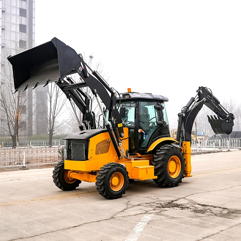 Cheap New Diesel CE Epa Engine Large Mini Retroexcavadora Farm Tractor Backhoe Excavator Loader 4x4 Backhoe