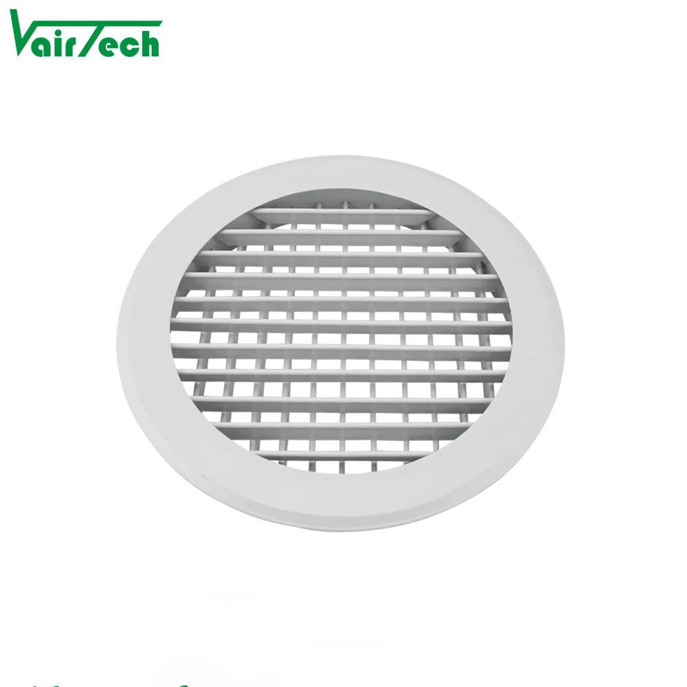 Ceiling air conditioner aluminum air vent round ventilation grilles