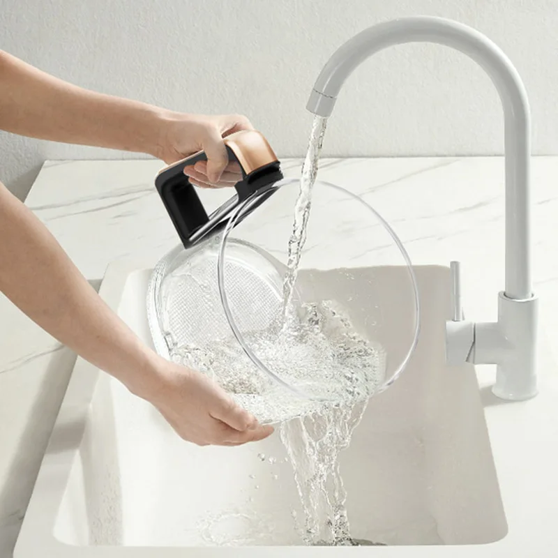 4L Small Electric Air Fryer with Timer Temperature Control for French Fries Onion Rings Roasting and Baking Oven