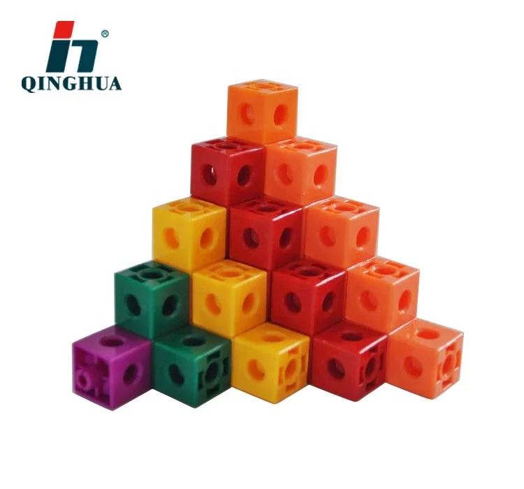 
Educational Toy 5 Colors Counting Cubes Snap Blocks Centimetre Cubes Teaching Math Manipulative Colorful Plastic Kids Carton Box 