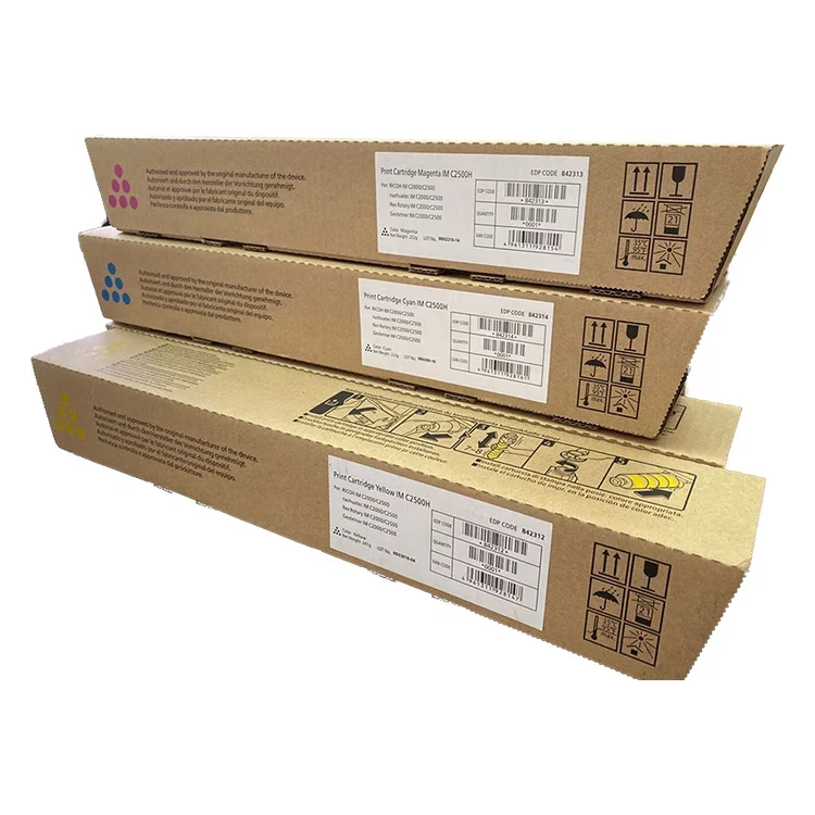  2020 новые продукты высококачественный Совместимый Тонер Ricoh IM C2000 C2500 с чипом 842307 842308 842309