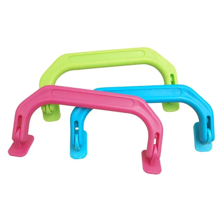 case plastic carrying handle high grade plastic handle for boxes/bags/handbag/non woven bag