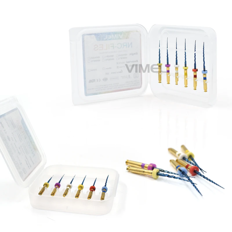 Dental Material Blue Heat Activated Flexible Super Files NITI Rotary Universal Root Canal Dentist Tips Endodontic Files