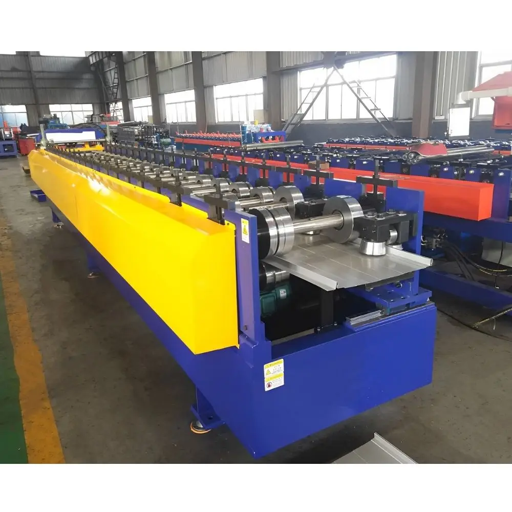 Galvanized Steel Selflock America Hot Sale Boltless Fascia Standing Seam Roll Forming Machine