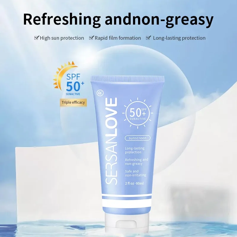 2024 formula High quality oem/odm UVA UVB sunblock spf 90 glycerin aloe vera sunscreen cream