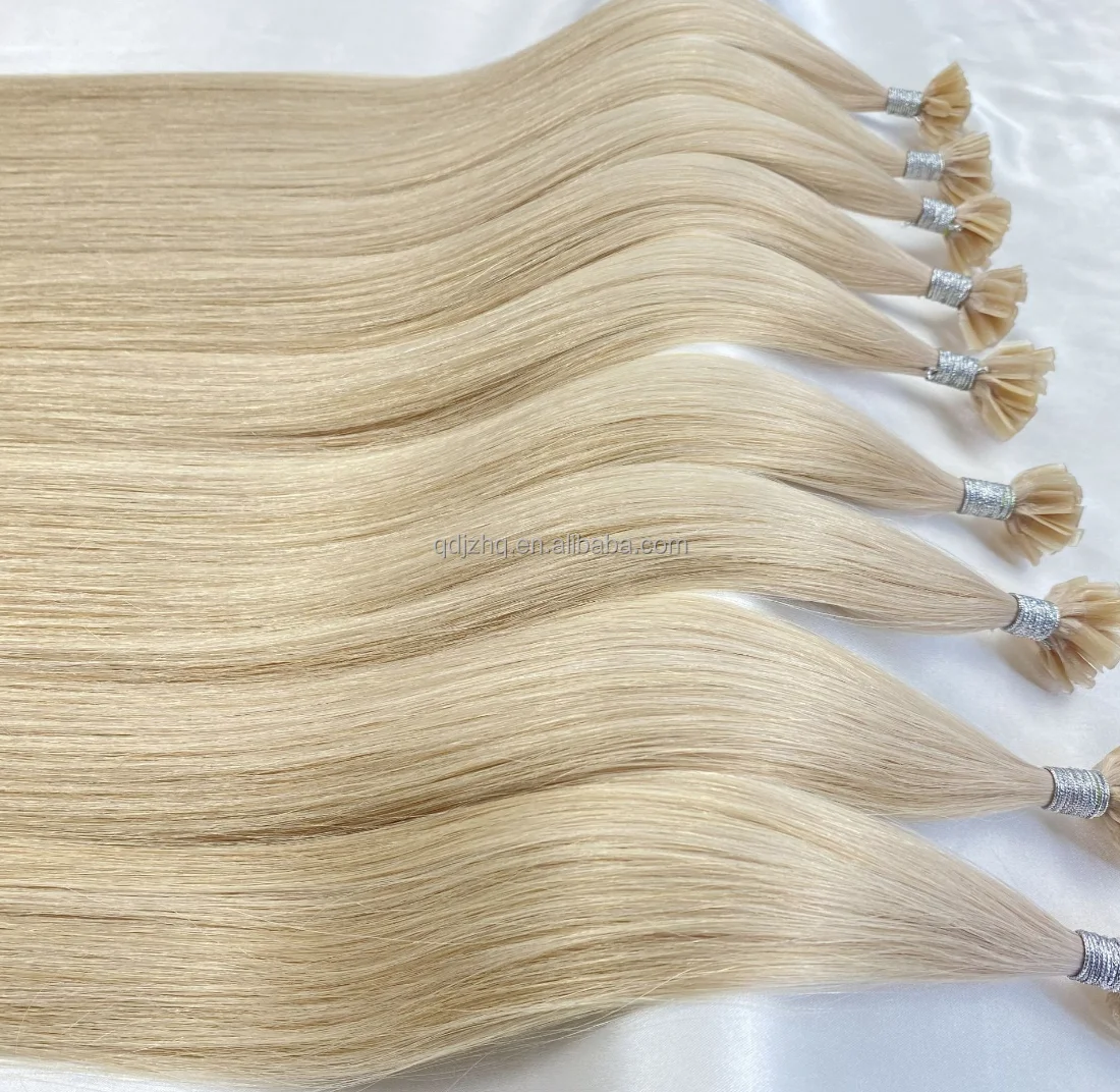 Factory directly sale double drawn Human hair extensions Pre-bonded Keratin hair Extensions Flat U I Tip Hair