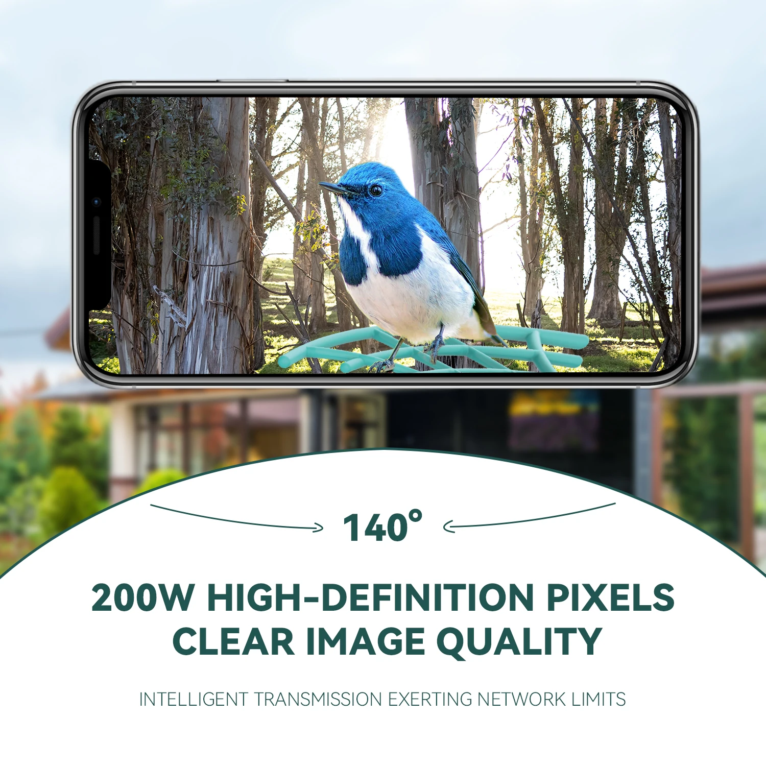 Outdoors hanging bird feeder smart bird feeder with camera wifi app