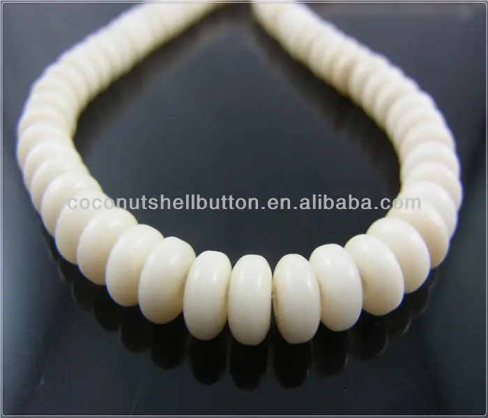 Custom Natural Ivory Corozo Nut Seeds Loose Beads for DIY Jewelry Bracelet Necklaces Making