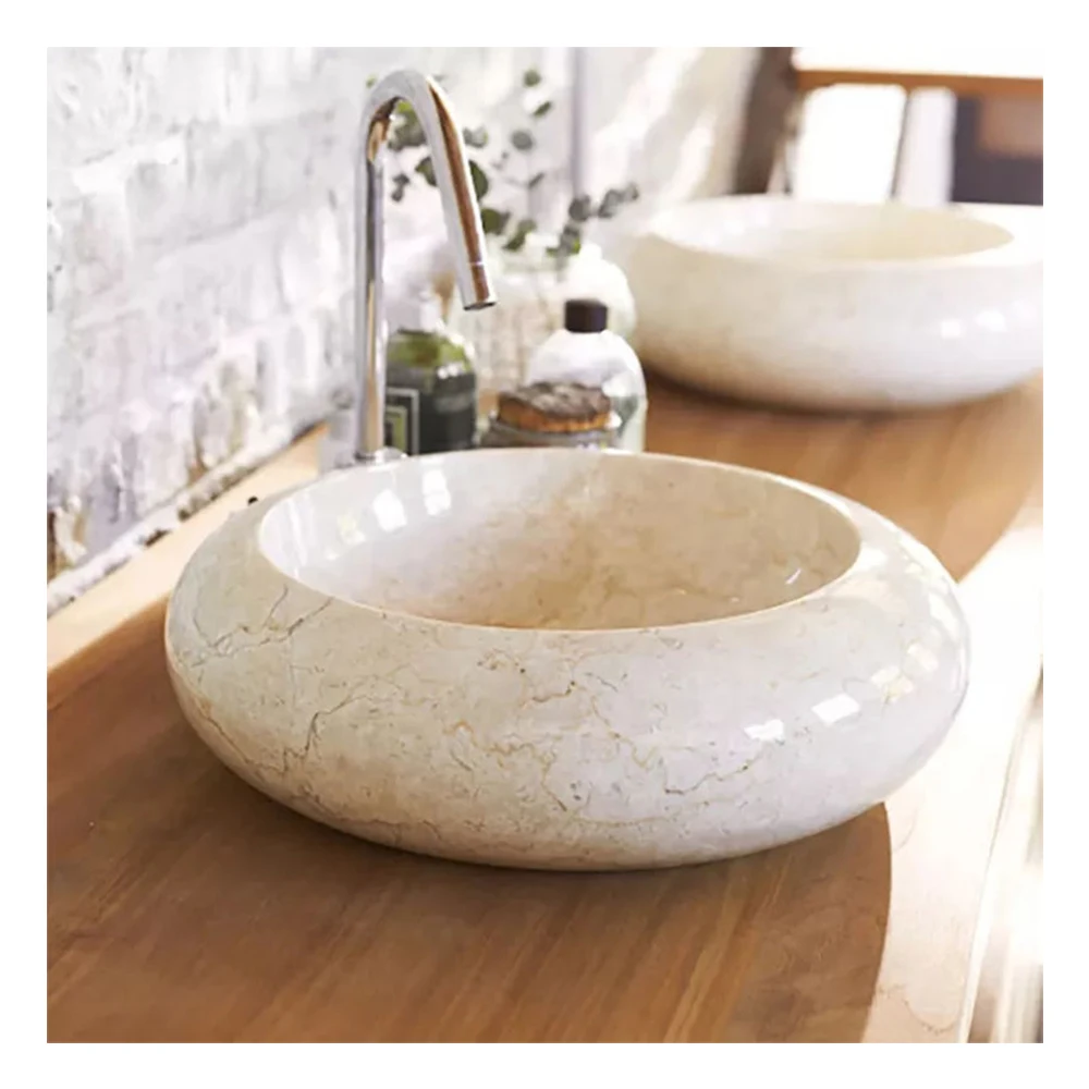 Современные Природный камень Туалет мраморной раковины ванной комнаты отельная спальная мраморный умывальник