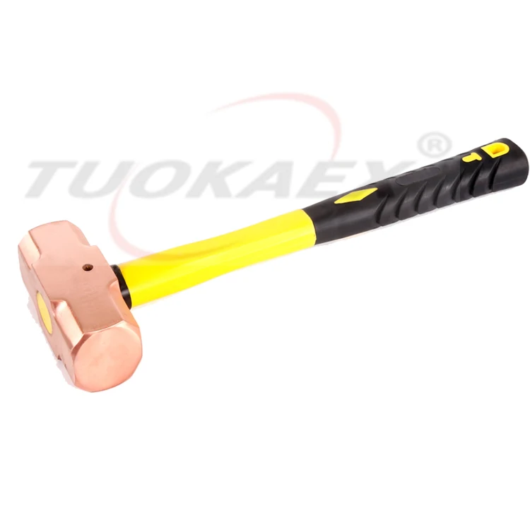 China manufacturer copper big hammer 20LB with fiberglass handle