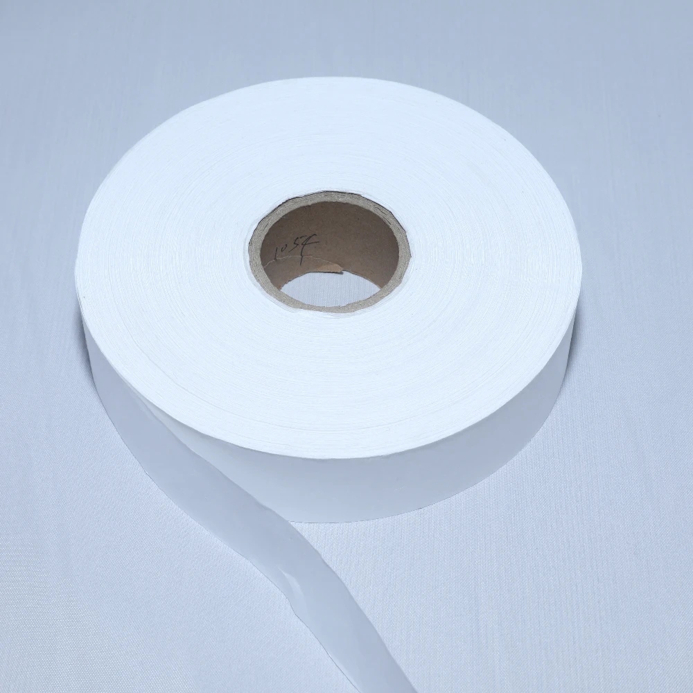 Белая хлопковая лента Tyvek с бумажным принтом