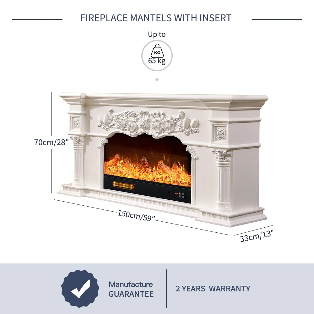 Living room tv stand electric fireplace electrical appliance indoor 2000w artificial master flame electric fireplace tv stand