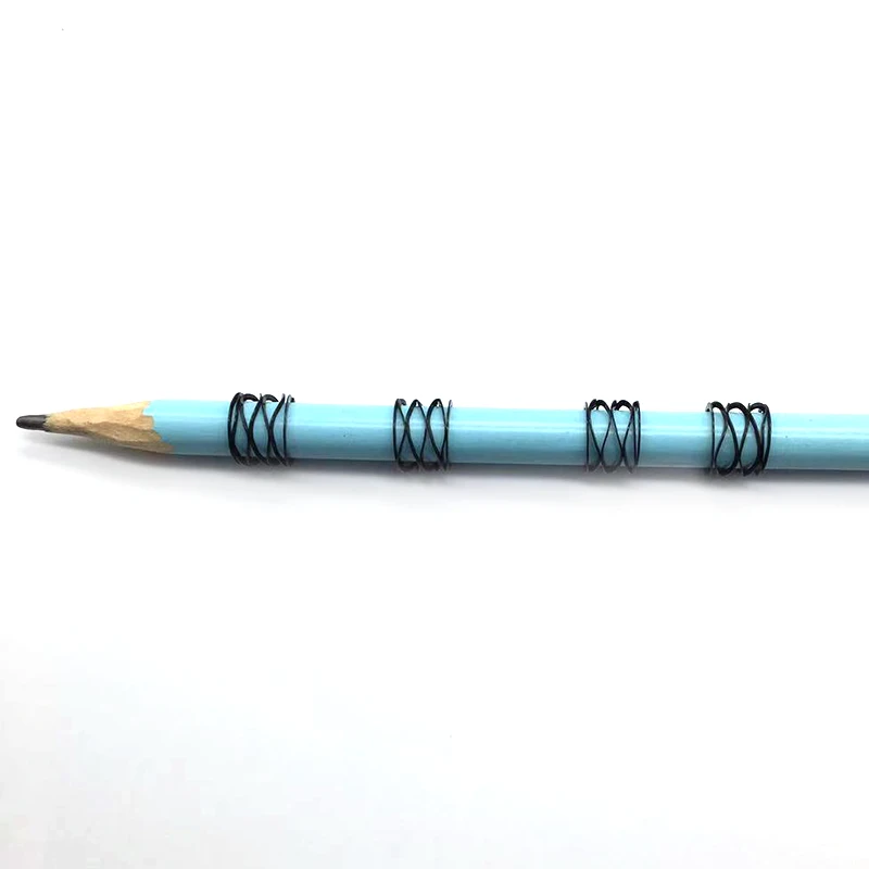 Factory customized black zinc-plated precision small wave spring