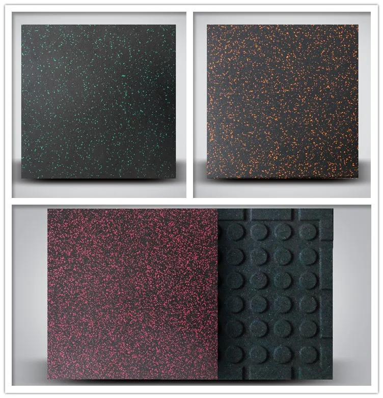 
nice GYM rubber tiles with high elasticity, anti slip, shock absorption 