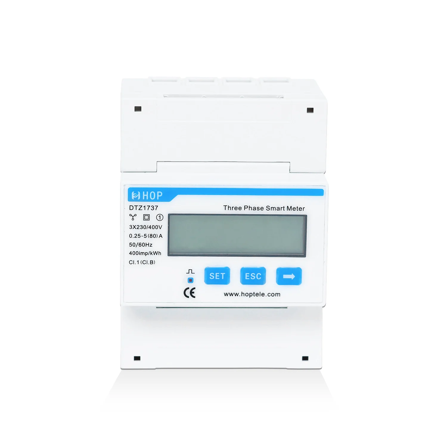 Hop Din Rail Three Phase Best Reliability Read Electricity Meter
