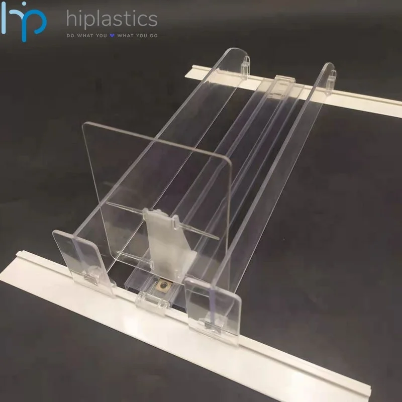 Толкатель для полки супермаркета hiplastic система толкателей