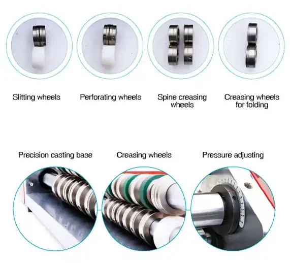 300mm Electric Paper Perforating Machine Label Cutting Adhesive Sticker Half Cutting Machine