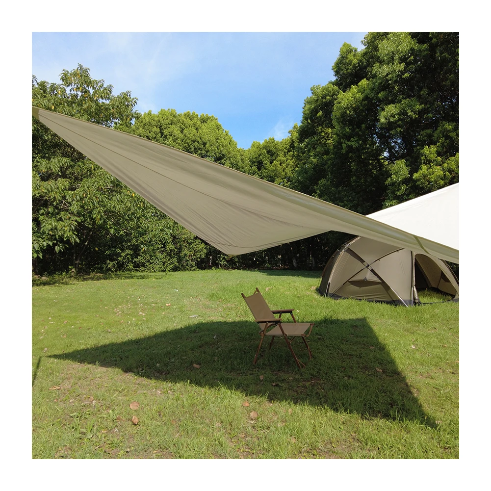 Rison High Quality Outdoor Waterproof Tarp Customized Pvc Tarpaulin, Beach Camping Heavy Duty Nylon Tarp Camping Tarp